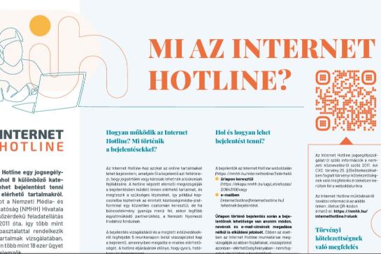 Biztons�gban az interneten – Ismerd meg az Internet Hotline jogseg�lyszolg�lat munk�j�t!