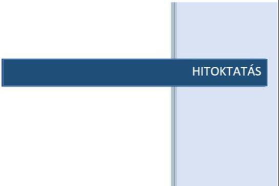 T�j�koztat�s a hitoktat�st v�gz� egyh�zi jogi szem�lyekr�l