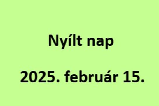 Nylt nap tagiskolnkban