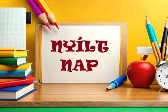 Ny�lt nap tagiskol�nkban
